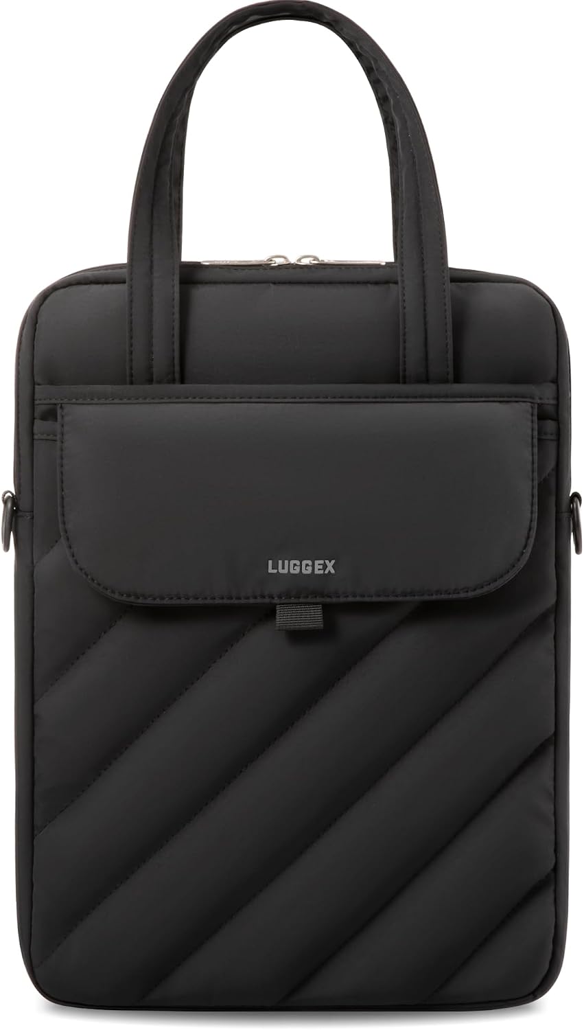 LUGGEX Funda Puffy para laptop de 13 a 14 pulgadas, fundas vertical...