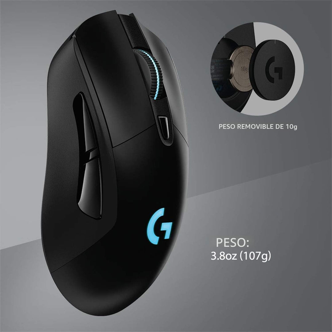 Logitech Ratón inalámbrico para juegos G703 Lightspeed con sensor H...
