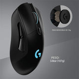 Logitech Ratón inalámbrico para juegos G703 Lightspeed con sensor H...