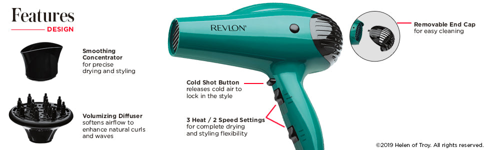 Revlon Essentials secador con booster de volumen RVDR5036