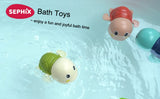 SEPHIX - Juguetes de baño a cuerda regalos para bebés