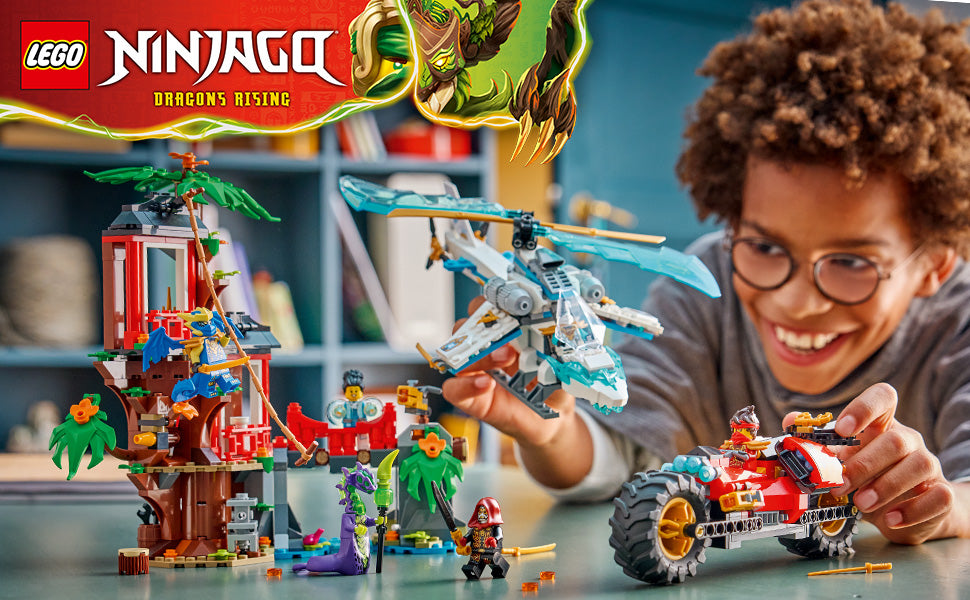 LEGO NINJAGO - Vehículo ninja de juguete de construcción