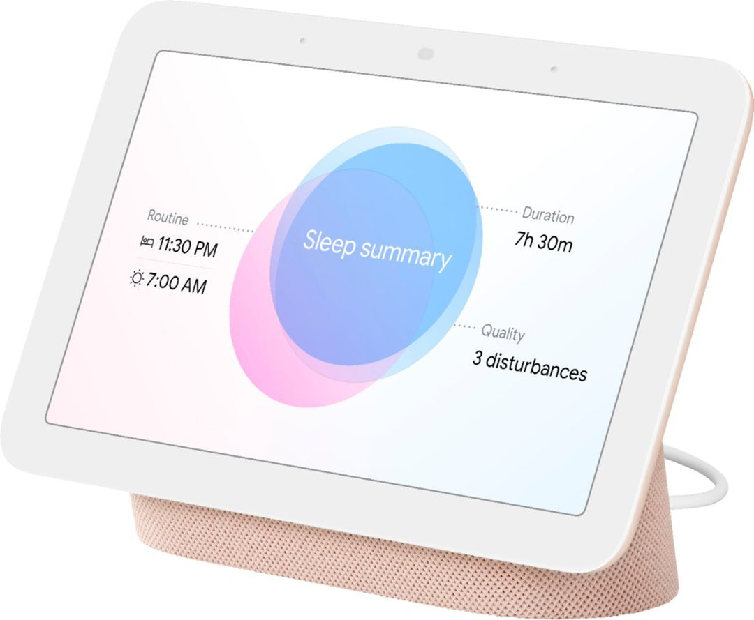 Google Nest Hub 7" Rosa: 2da Gen