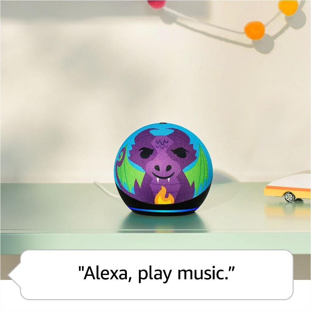 Echo Dot Kids Dragón: El Compañero Inteligente y Fantástico para los Pequeños Aventureros
