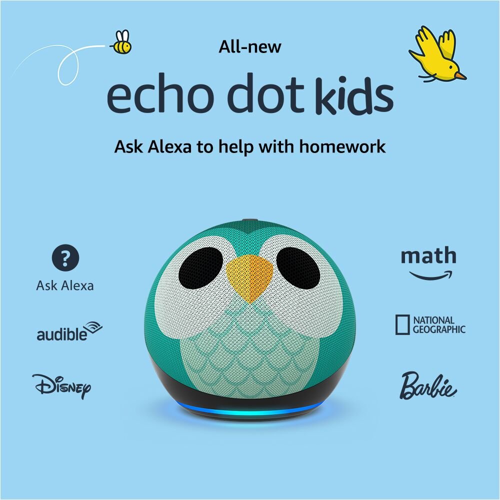 Echo Dot Kids Búho: El Asistente Inteligente Divertido y Seguro para Niños