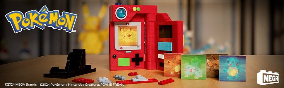 MEGA - Juego de juguetes de construcción Pokémon región de