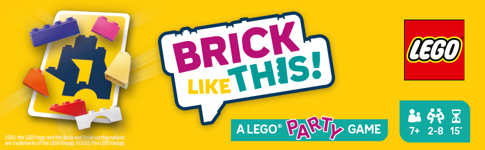 Asmodee Brick Like This El juego oficial de Lego Party -