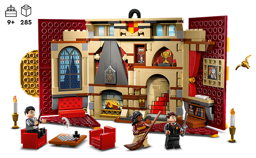Lego Harry Potter Gryffindor House Banner Set 76409 con