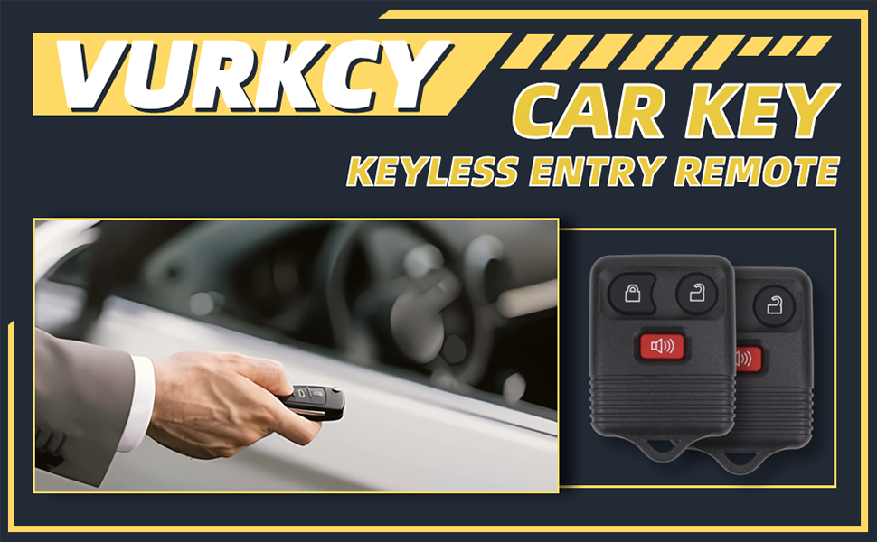 Vurkcy Llavero remoto de entrada sin llave compatible con
