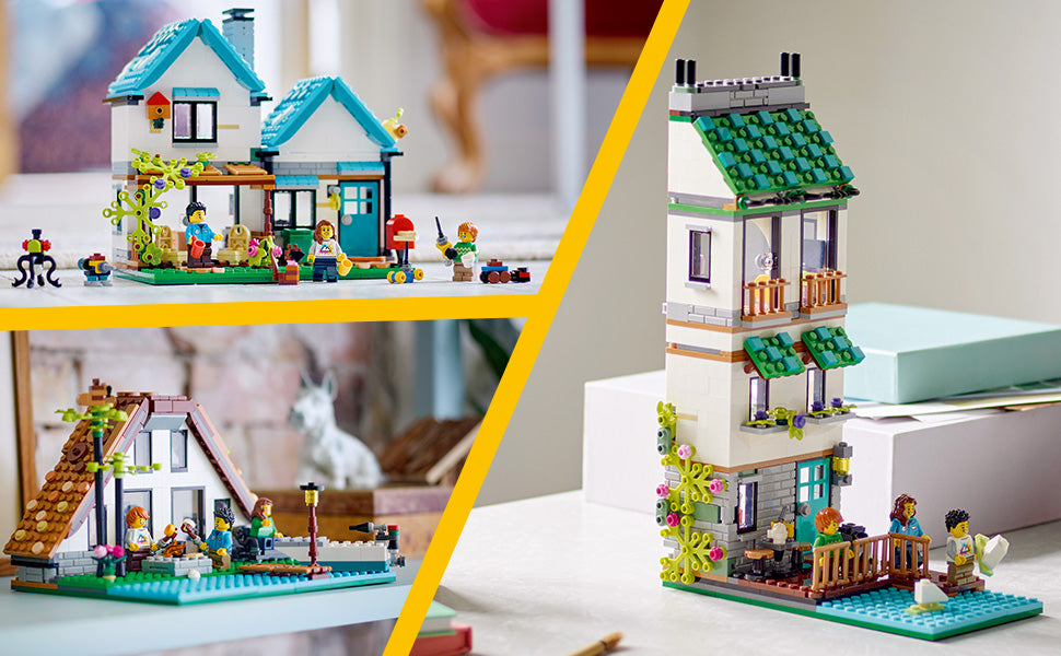 LEGO Creator Casa acogedora 3 en 1 Set 31139 Kit de