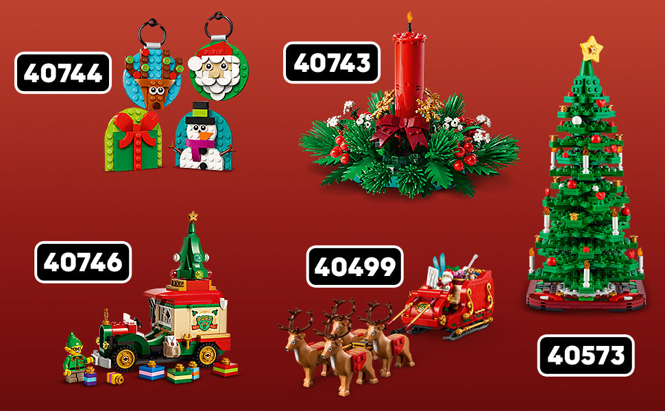 Selección de adornos navideños