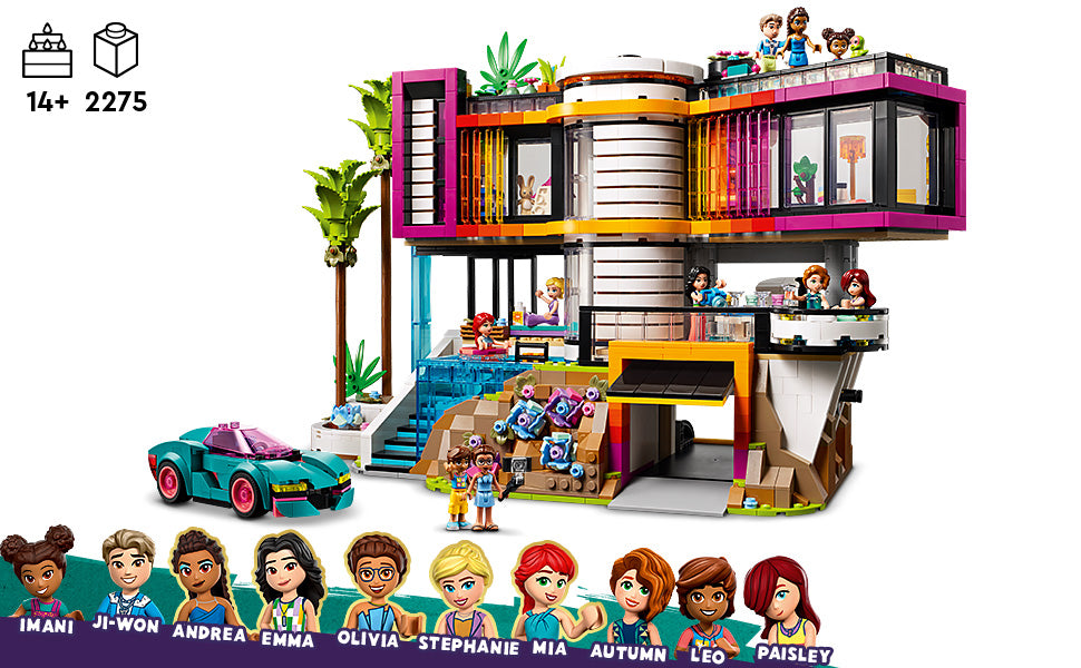 LEGO Friends Andreas Modern Mansion - Casa de muñecas -