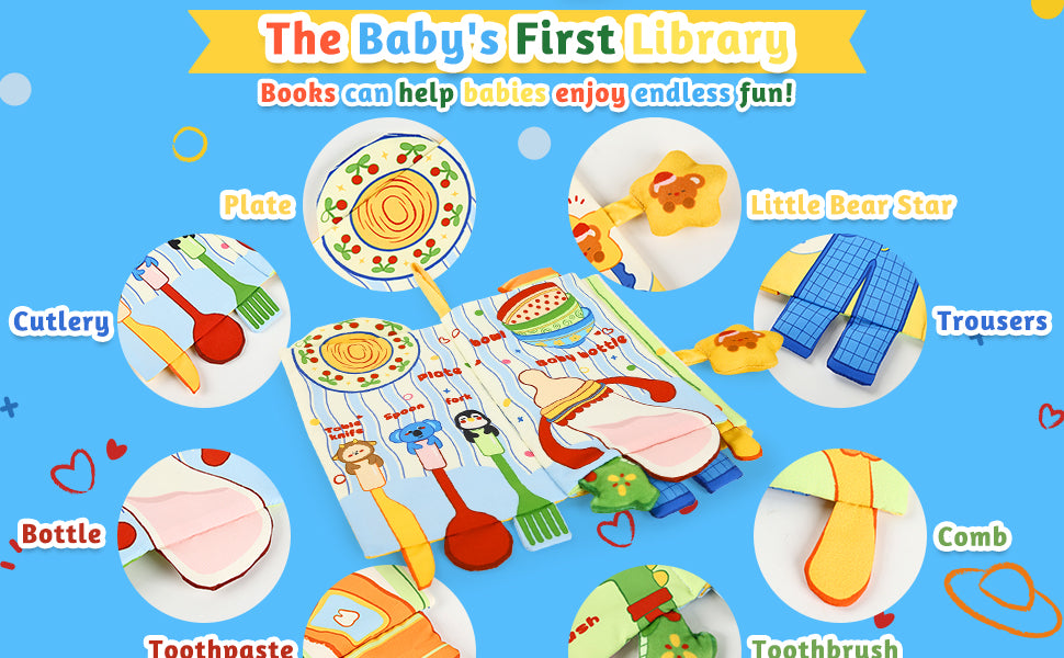 YOGINGO Libros para bebés Montessori Toys Daily
