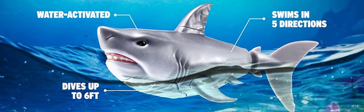 ROBO ALIVE ZURU - Tiburón activado por agua paquete de 2