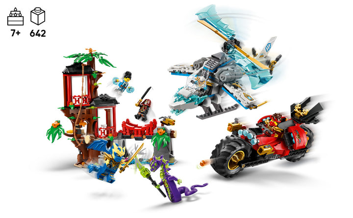 LEGO NINJAGO - Vehículo ninja de juguete de construcción