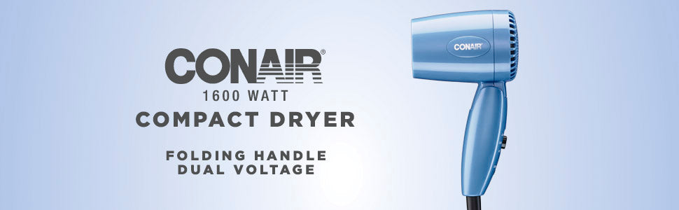 Conair Secadora plegable secadora plegable azul paquete de