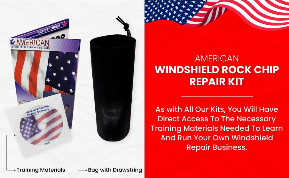 Kit de reparación de parabrisas americano  Sistema
