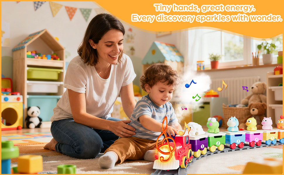 Juguetes de pista de tren para niños juego de tren