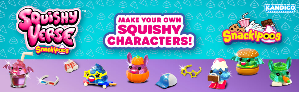 Squishyverse Snackipoos 1 paquete Kit de fabricación