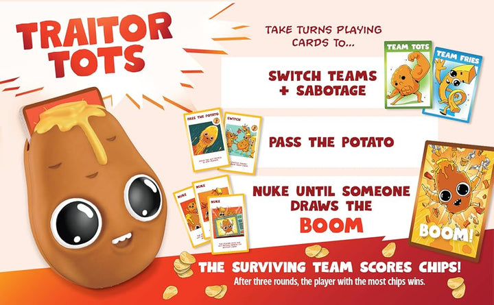 Hasbro Gaming Juego de cartas Traitor Tots Juego de