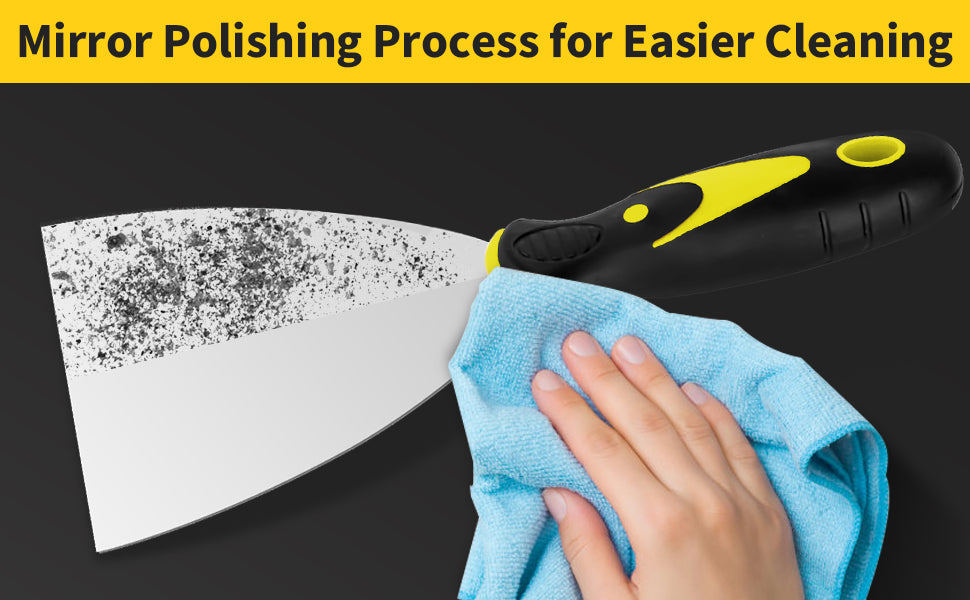 Juego de 4 cuchillos de masilla  raspador de pintura de