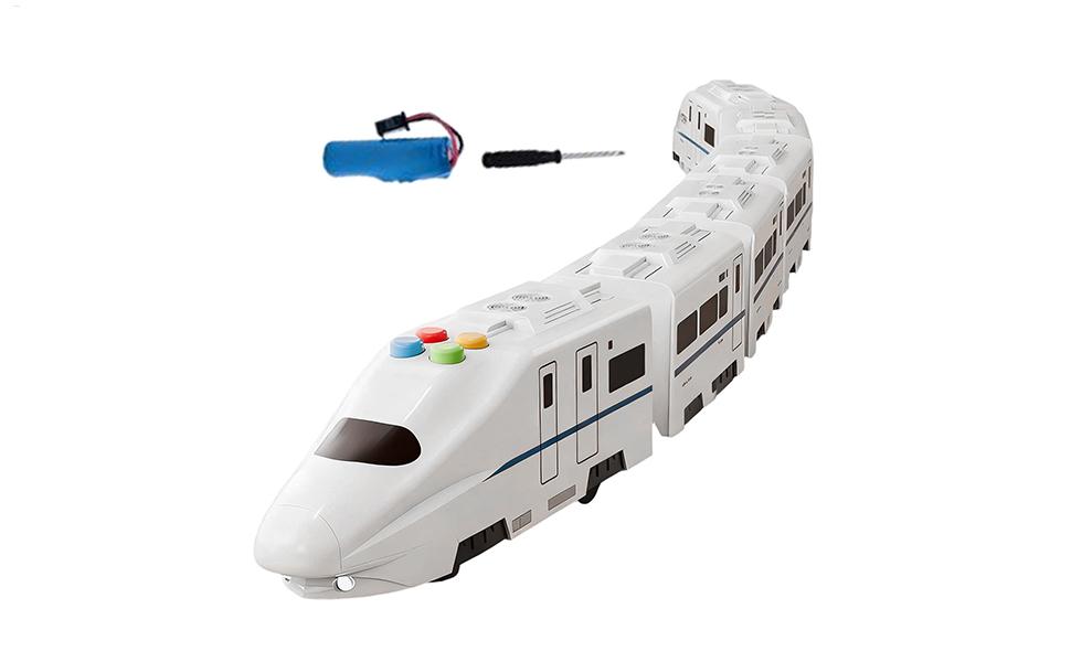 Tren eléctrico para niños juguetes educativos de
