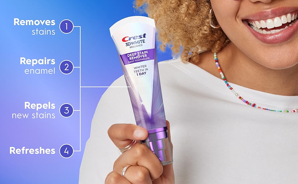 Crest 3DWhite Brilliance - Pasta de dientes para eliminar