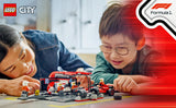 LEGO City F1 Pit Stop Pit Crew con coche Ferrari de