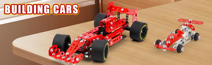 PANPAPA Kits de construcción de automóviles para niños de