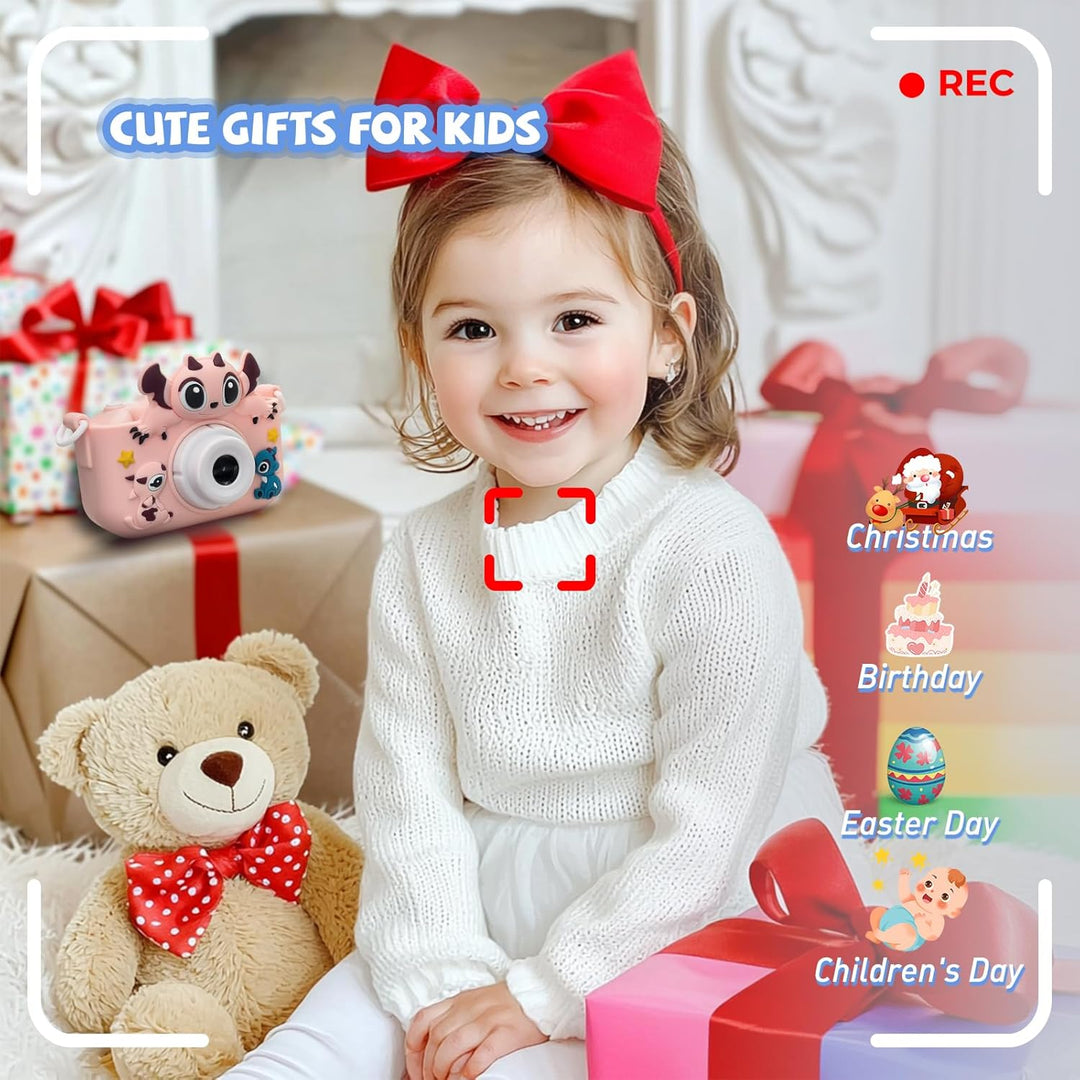 Cámara digital para niños pequeños, cámara de juguete para niñas pe...