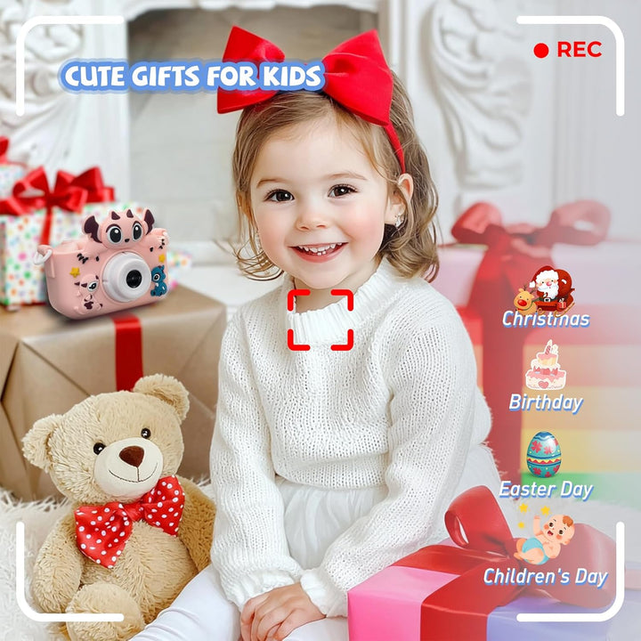 Cámara digital para niños pequeños, cámara de juguete para niñas pe...