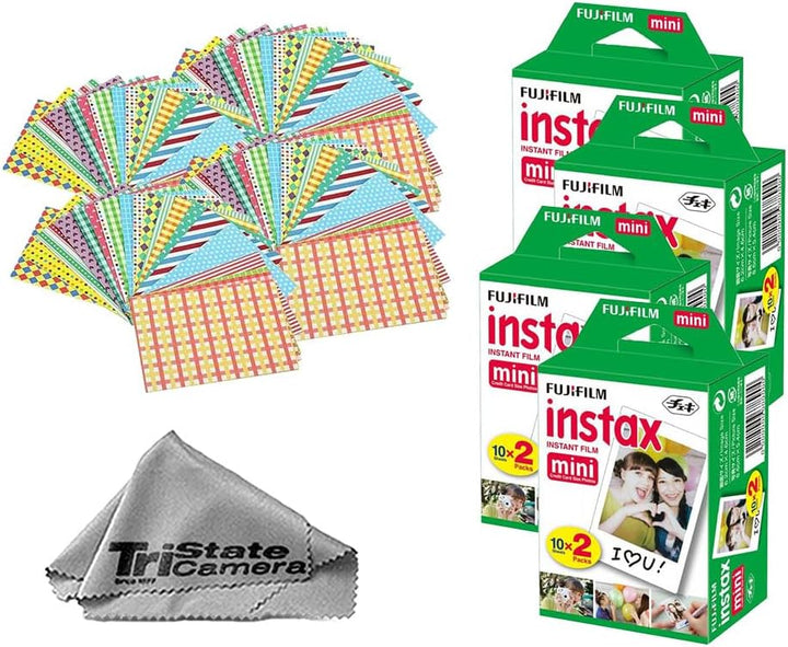 Fujifilm Película instantánea Instax Mini (80 exposiciones) + calco...