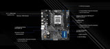ASRock Placa base B650M-HM.2+ AMD AM5 Micro-ATX, soporta procesador...
