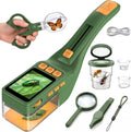 Atrapa insectos para niños con lupa 500X, juguetes educativos de