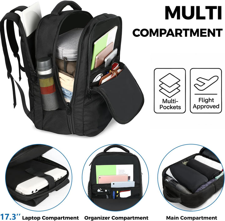 MATEIN - Mochila de viaje, equipaje de mano de transporte aprobado...