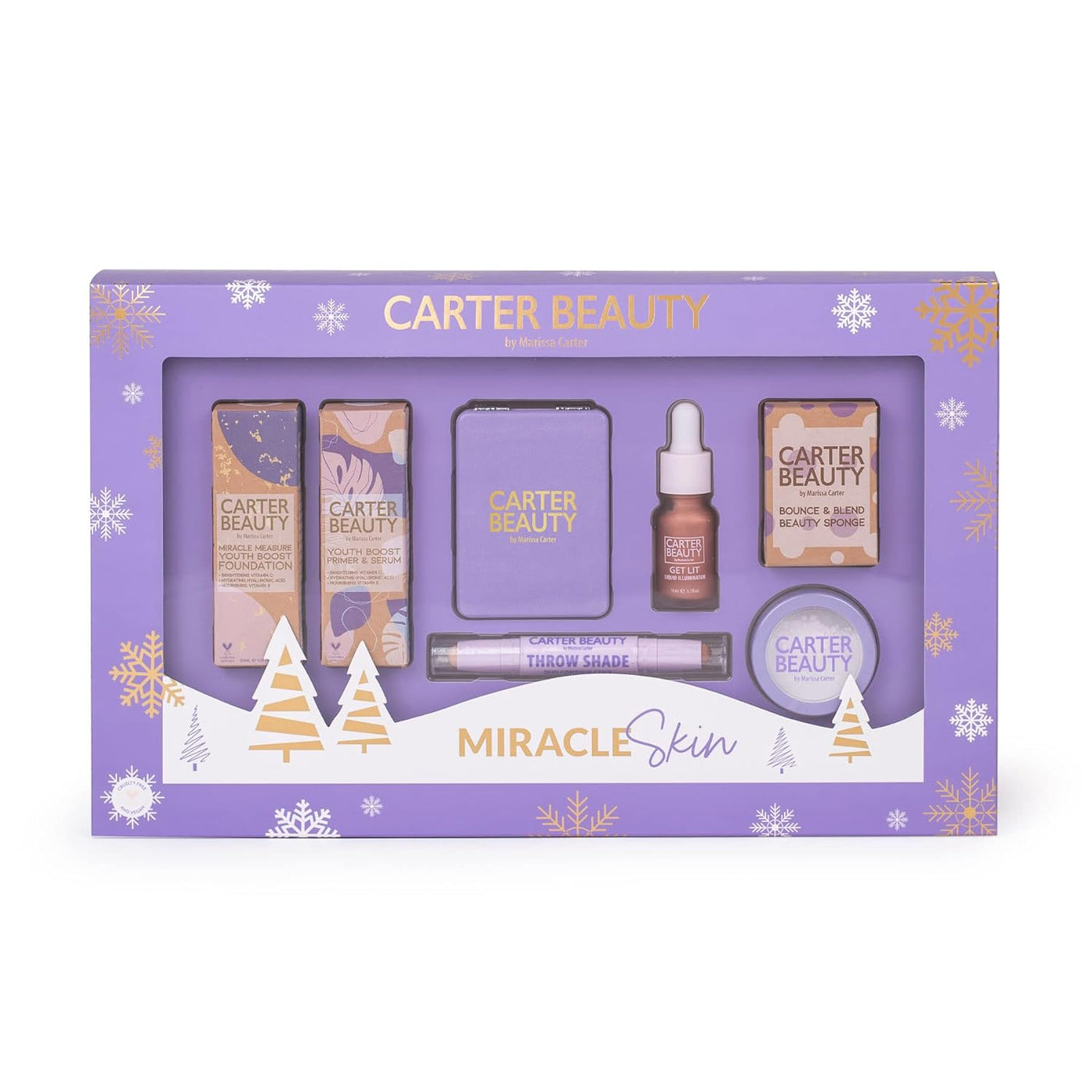 Carter Beauty Miracle Skin Set - Shortbread para mujer 7 piezas