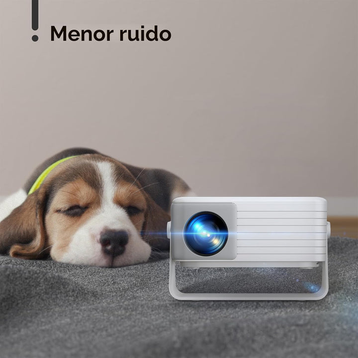 Mini proyector con WiFi y Bluetooth, AKIYO 2026 Proyector actualiza...