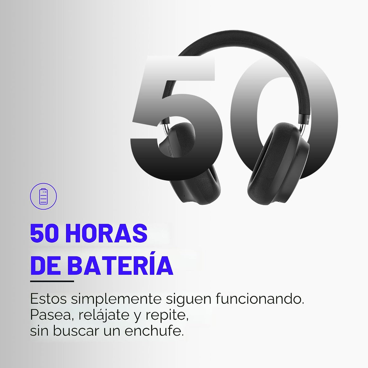Raycon The Essential - Auriculares Bluetooth con 3 modos ANC, color negro