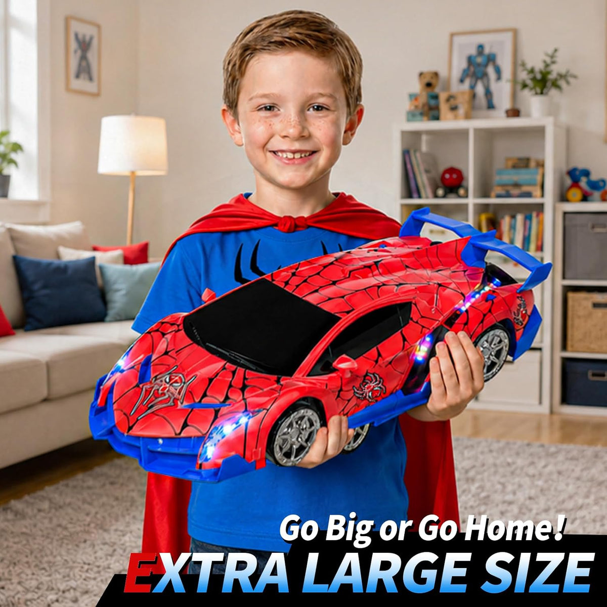 Coche RC Transformador Spider 1:10, 2.4GHz Detección por Gesto Control Remoto