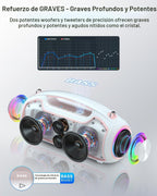 Altavoz Bluetooth, altavoces portátiles de pico de 200 W