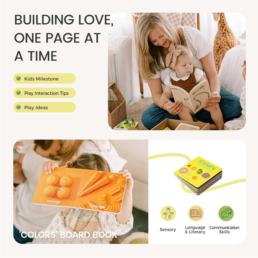 Tiny Land Montessori - Juego de juguetes para bebés de 13 a 15 meses, 7 en