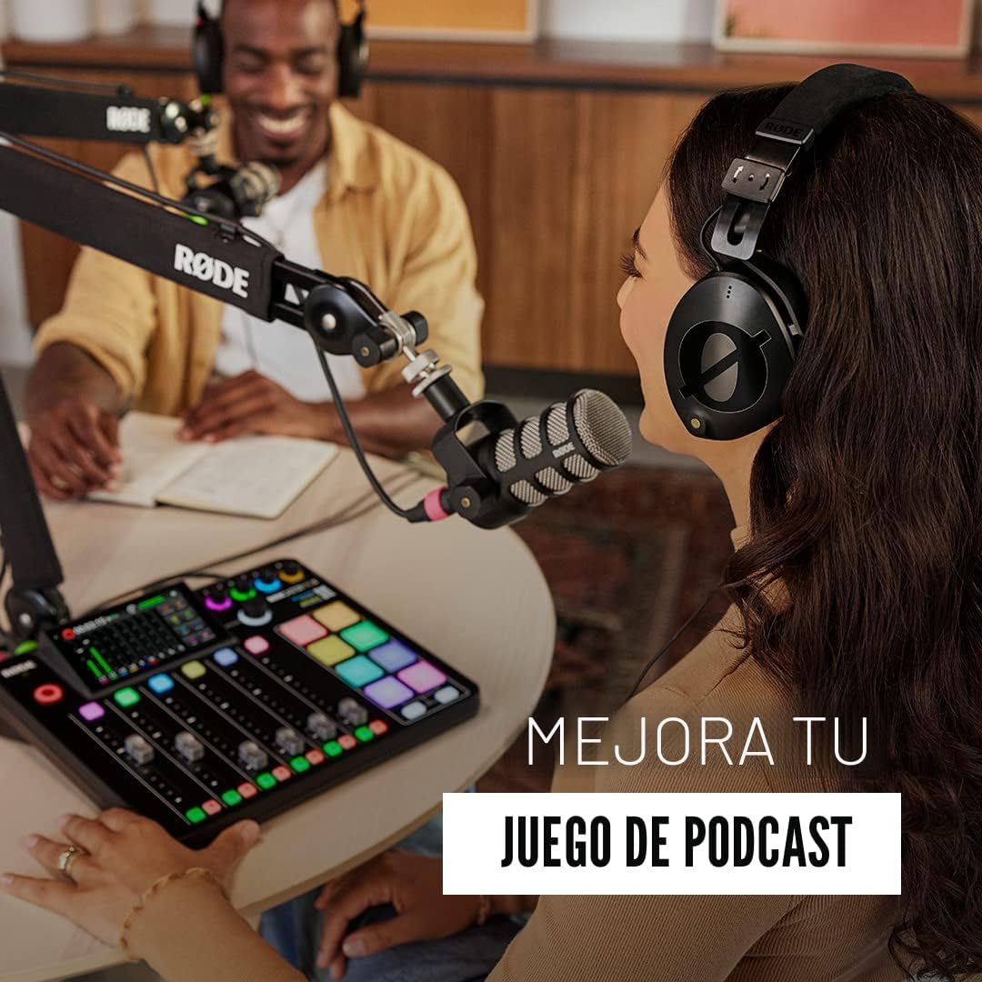 Micrófono de transmisión dinámica cardioide PodMic RØDE: salida XLR...