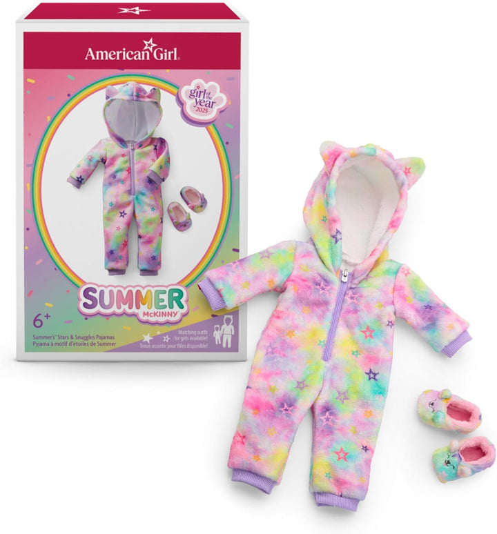 American Girl Summer\u2019s Stars &amp; Snuggles Pijamas para muñec...