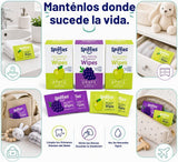 Spiffies - Toallitas de dientes de xilitol para bebés, manzana y uv...