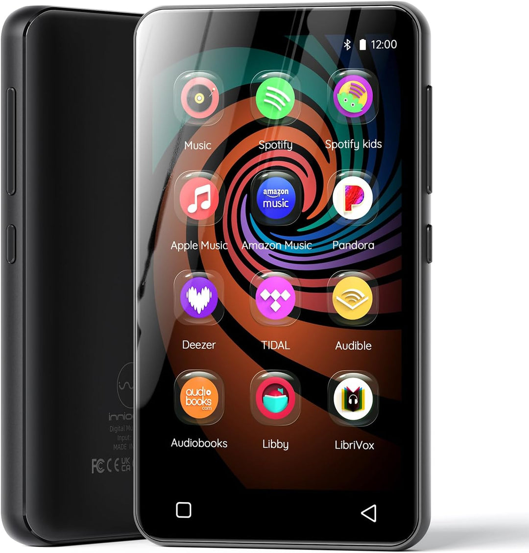 Reproductor de MP3 de 160 GB con Bluetooth y WiFi, reproductor de m...