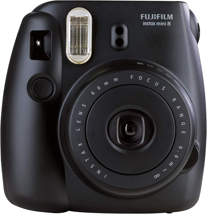 Fujifilm Cámara Instax Mini 8 de película instantánea (negro) (reno...