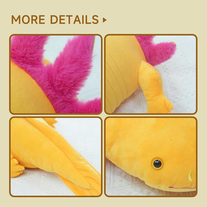 RejoyLix Axolotl - Peluche de salamandra suave, bonito regalo de sa...