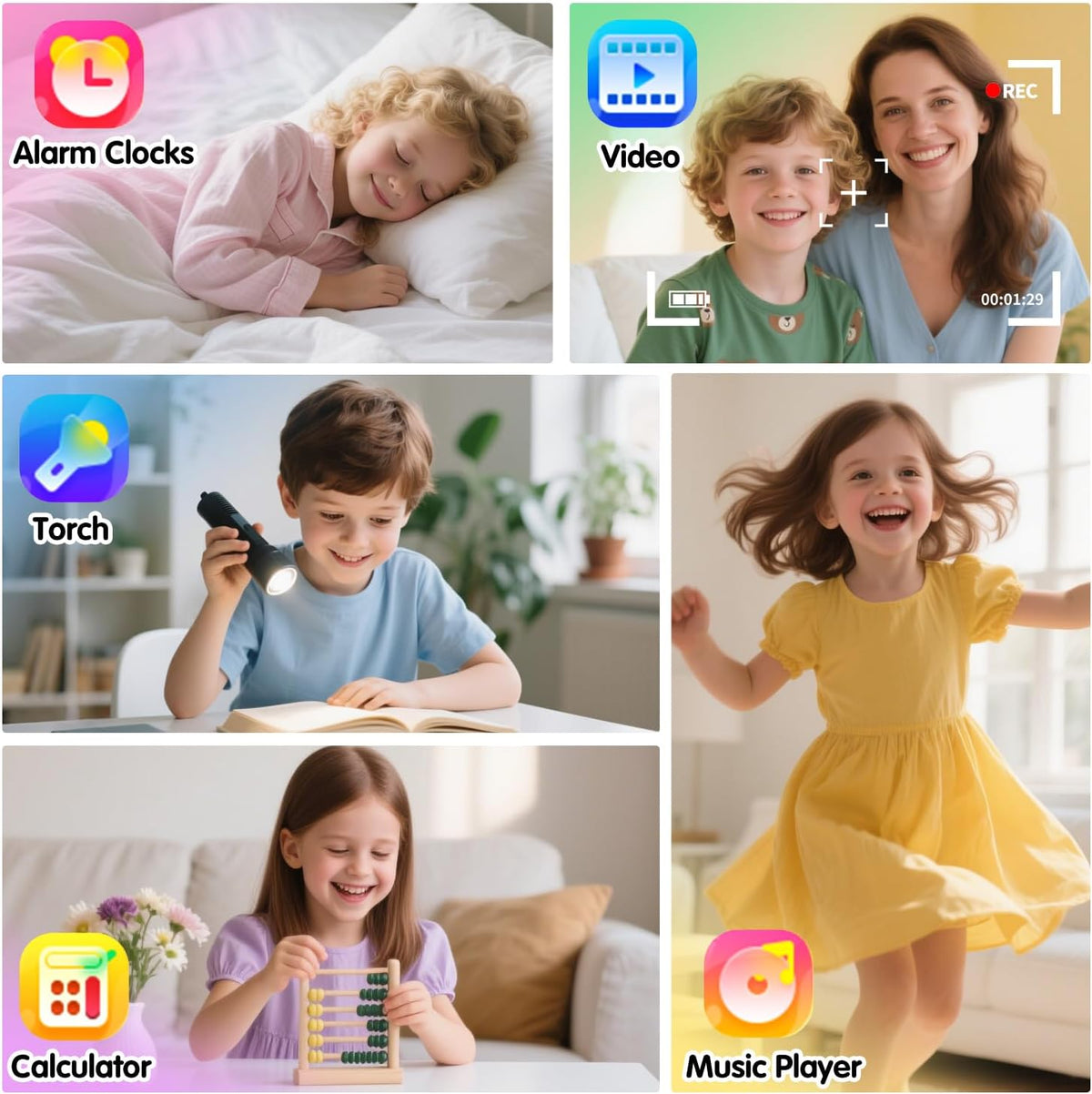 Cosjoype - Reloj inteligente para niños, con 39 juegos de rompecabezas
