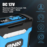 DNA MOTORING TOOLS-00213 Inflador de neumáticos digital azul de 12V...