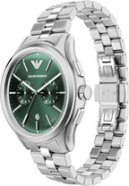 Reloj de Acero Inoxidable con Cronógrafo Emporio Armani